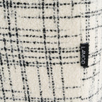Eastern King Shiloh - Modern Off-White + Black Fabric Bed - Modern Off - White + Black Fabric Bed