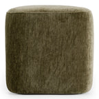 Siegal - Modern Olive Green Fabric Bench