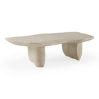 Slone - Modern Beige Concrete Coffee Table
