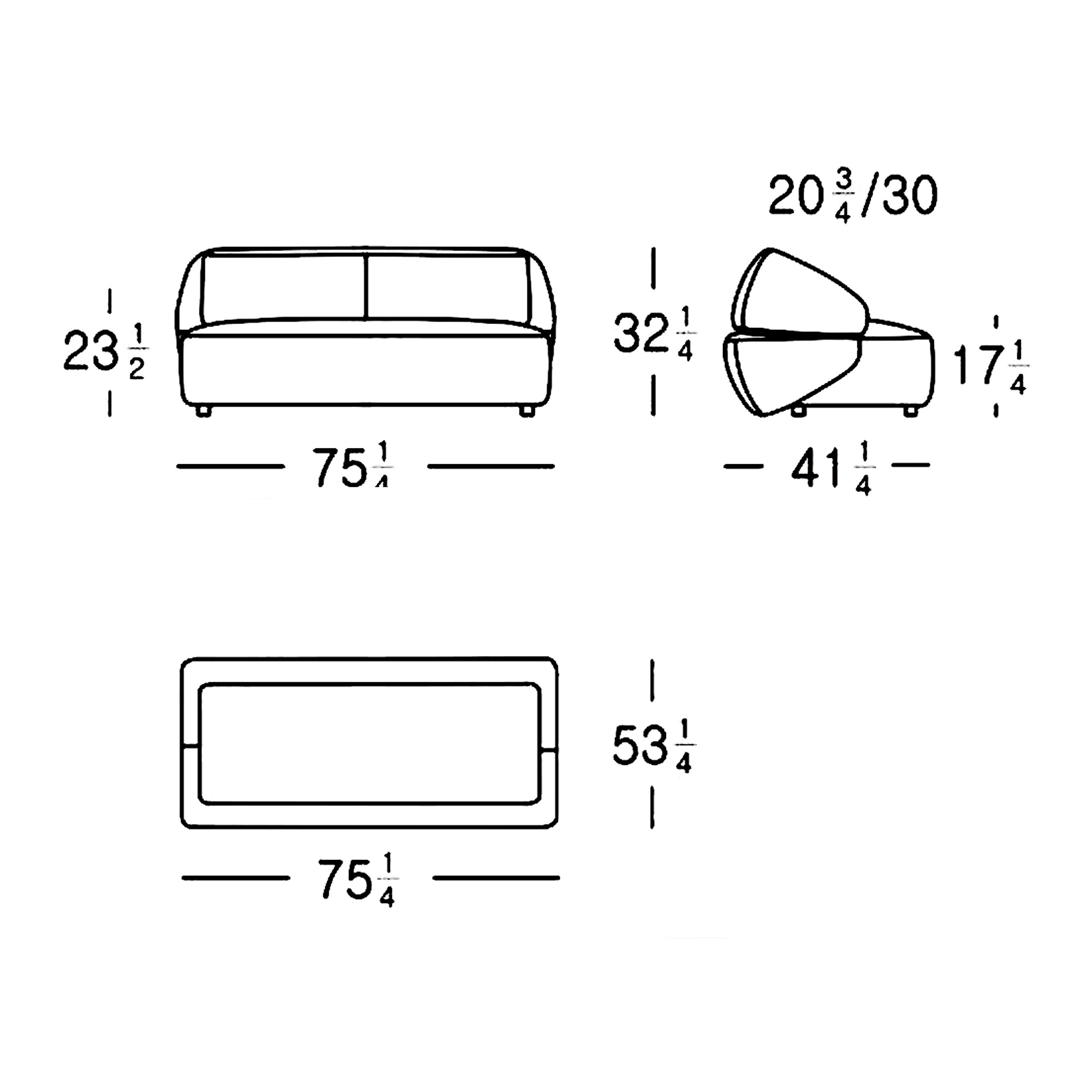 Lerner - Modern Light Grey Fabric Sofa Bed