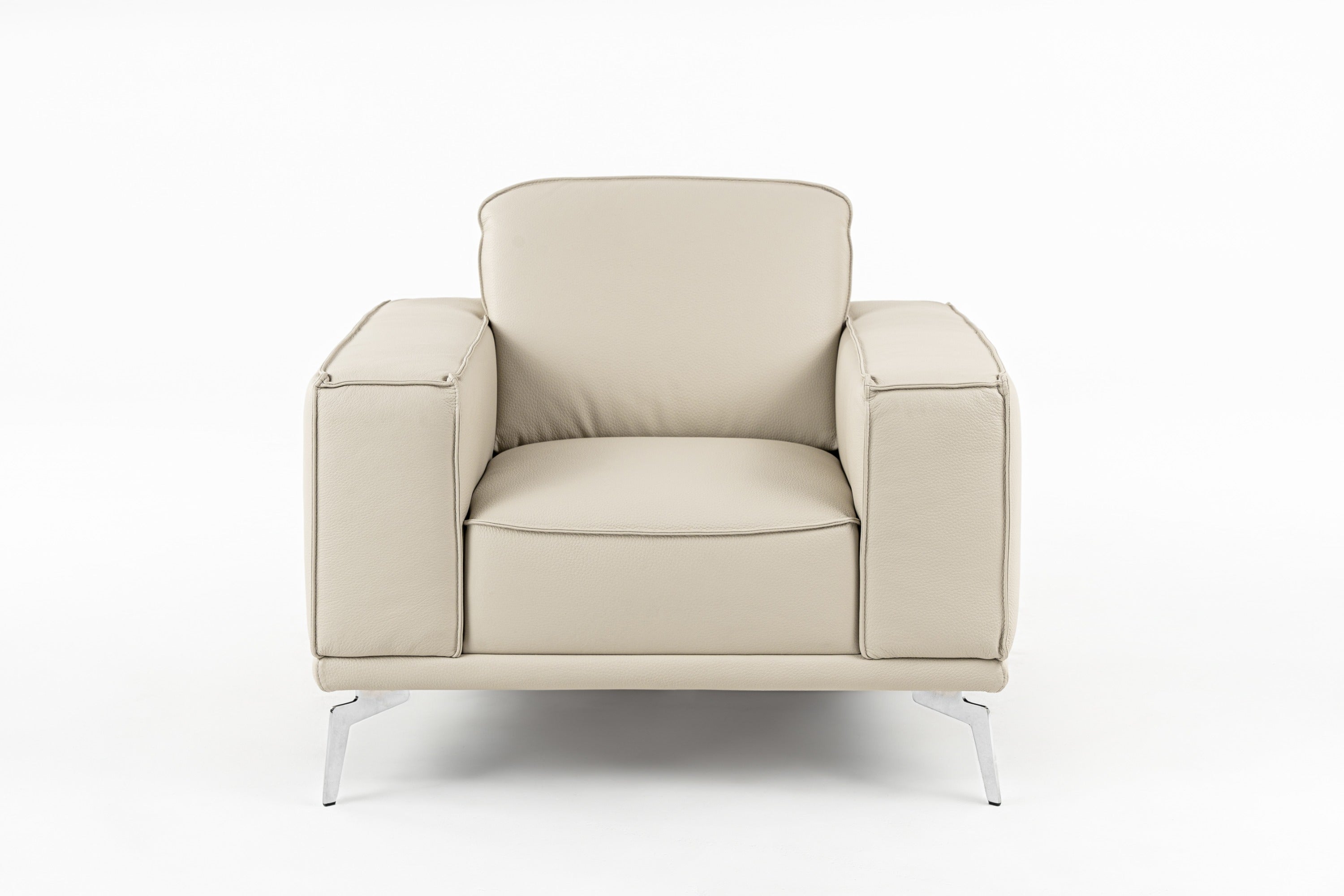 Lamod Italia Soho - Italian Grey Oyster Leather Armchair
