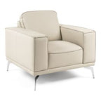 Soho - Italian Grey Oyster Leather Armchair