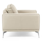 Soho - Italian Grey Oyster Leather Armchair