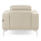 Soho - Italian Grey Oyster Leather Armchair