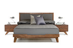 Soria Mid-Century Grey & Walnut Bedroom Set - Century Grey & Walnut Bedroom Set
