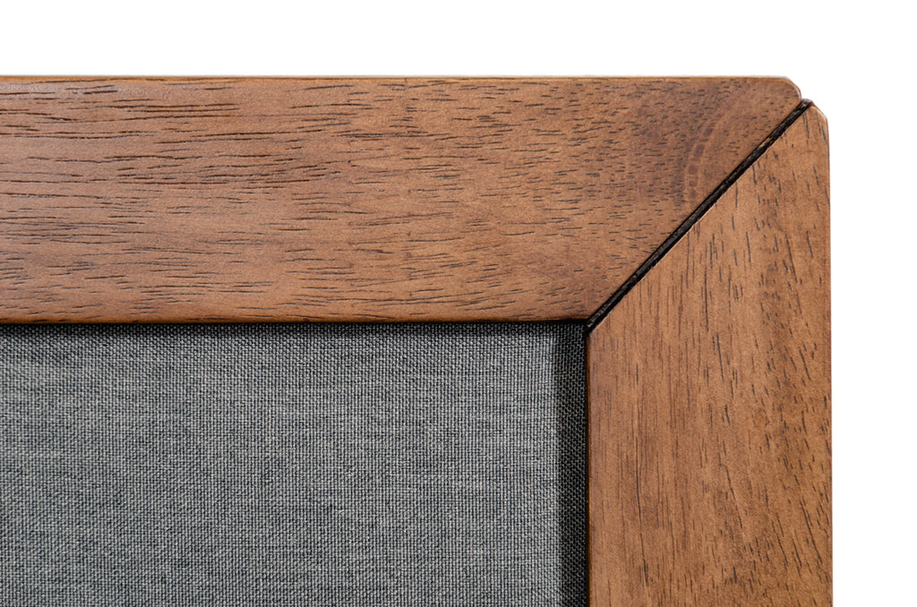 Soria Mid-Century Grey & Walnut Bedroom Set - Century Grey & Walnut Bedroom Set