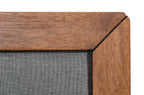 Soria Mid-Century Grey & Walnut Bedroom Set - Century Grey & Walnut Bedroom Set