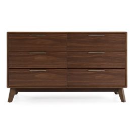 Soria Mid-Century Walnut Dresser