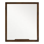 Soria Mid-Century Walnut Mirror