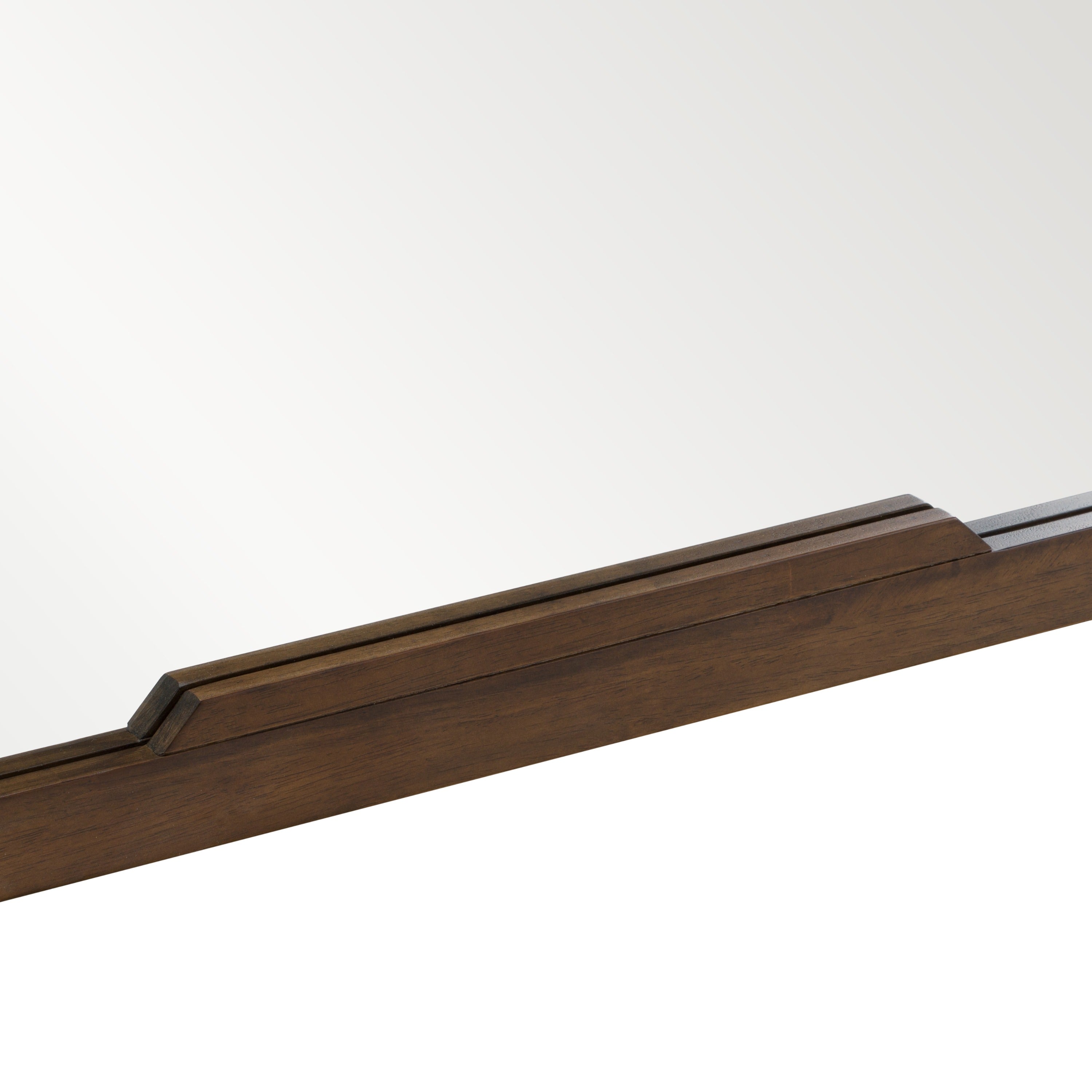 Soria Mid-Century Walnut Mirror