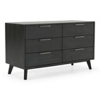 Soria Modern Grey Wash Dresser