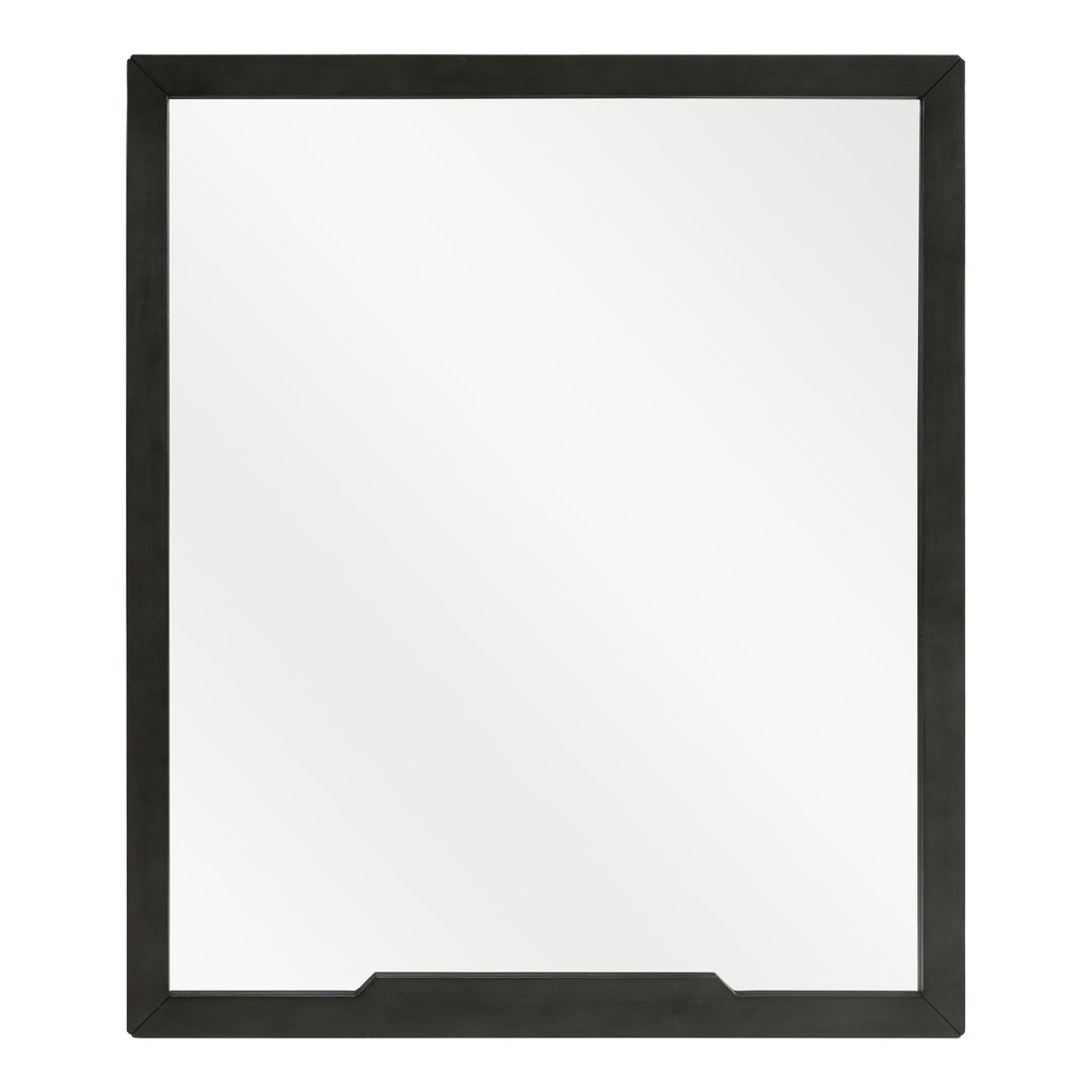 Soria Modern Grey Wash Mirror