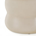 Sosso - Modern Beige Round Fiberform Dining Table