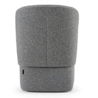 Souza - Modern Grey Fabric Swivel Dining Chair