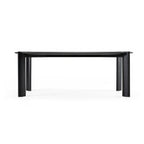 Steven - Modern Black Oval Dining Table