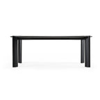 Steven - Modern Black Oval Dining Table