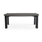 Steven - Modern Black Oval Dining Table