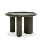 Strauss - Contemporary Brown Ash Round Nesting Table Set