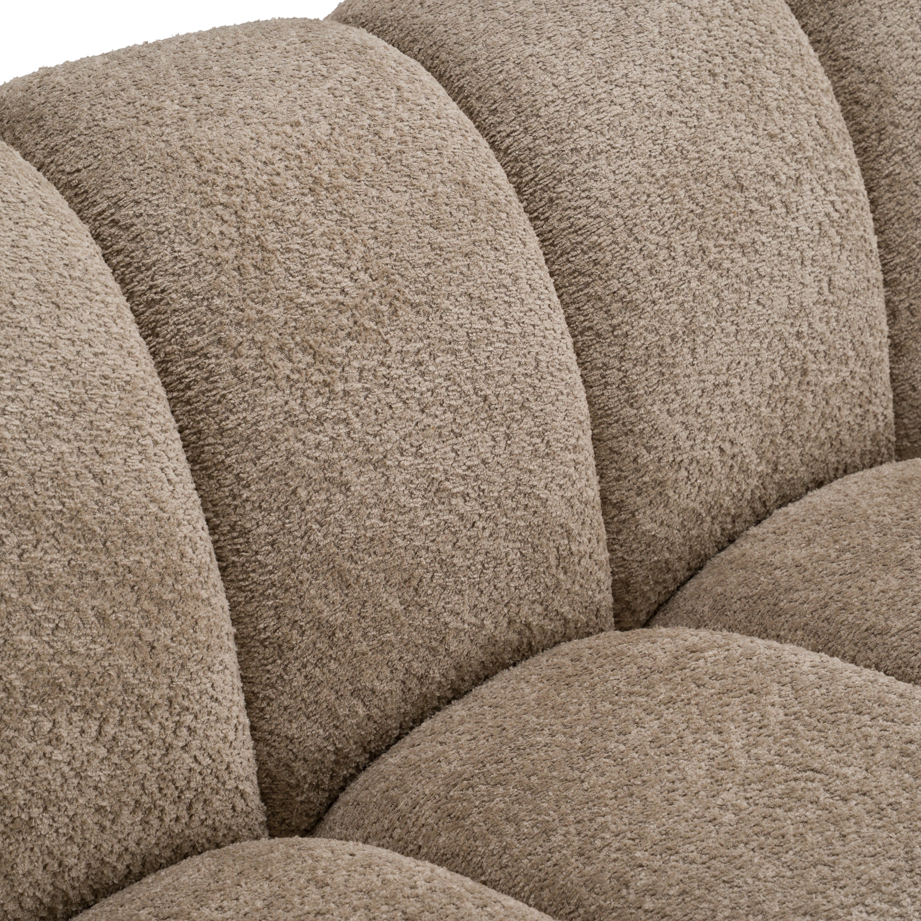 Suki - Modern Taupe Fabric Sofa