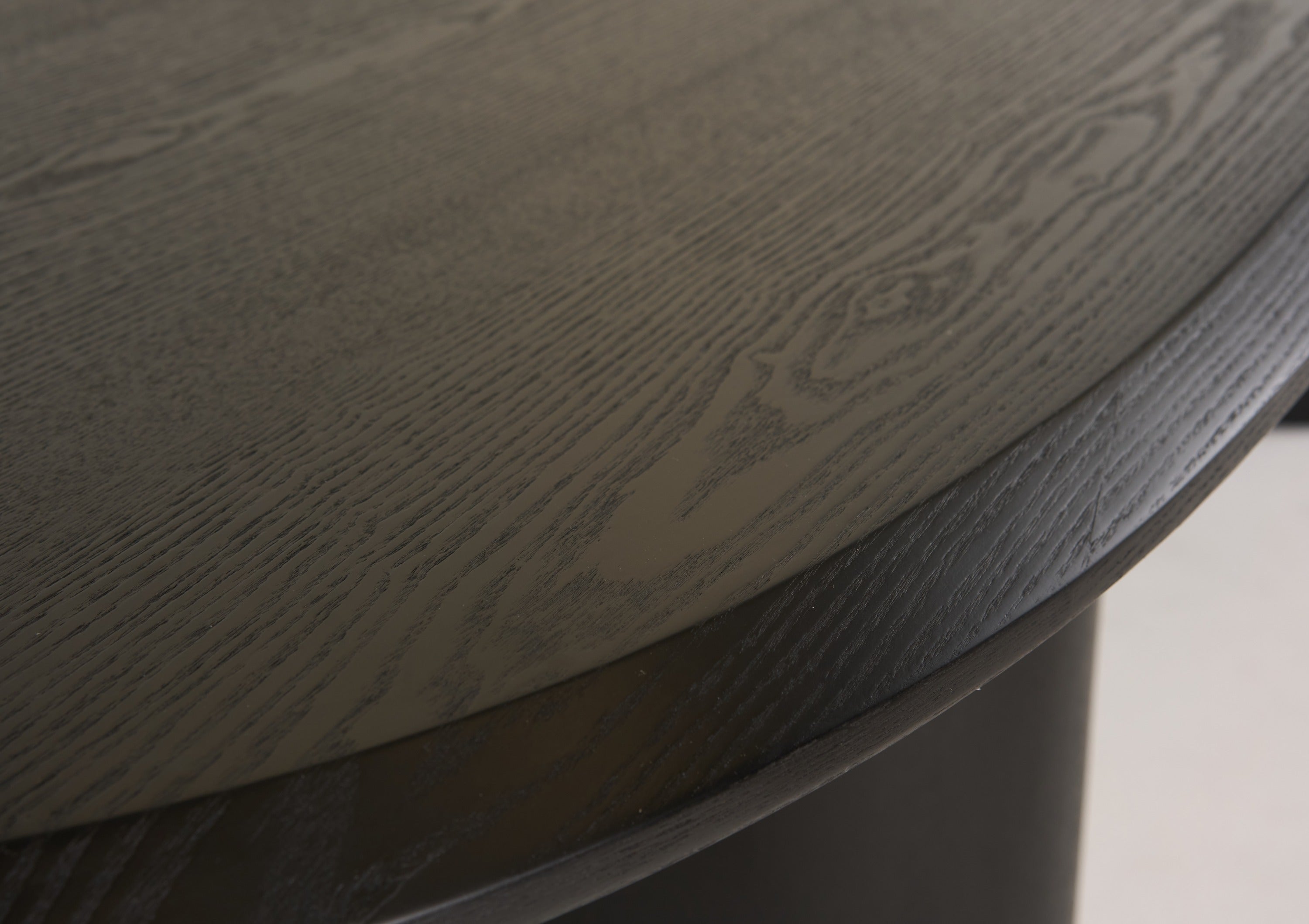 Summit - Modern 118" Black Ash Dining Table