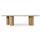 Summit - Modern 118" Natural Ash Dining Table