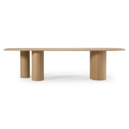 Summit - Modern 118" Natural Ash Dining Table