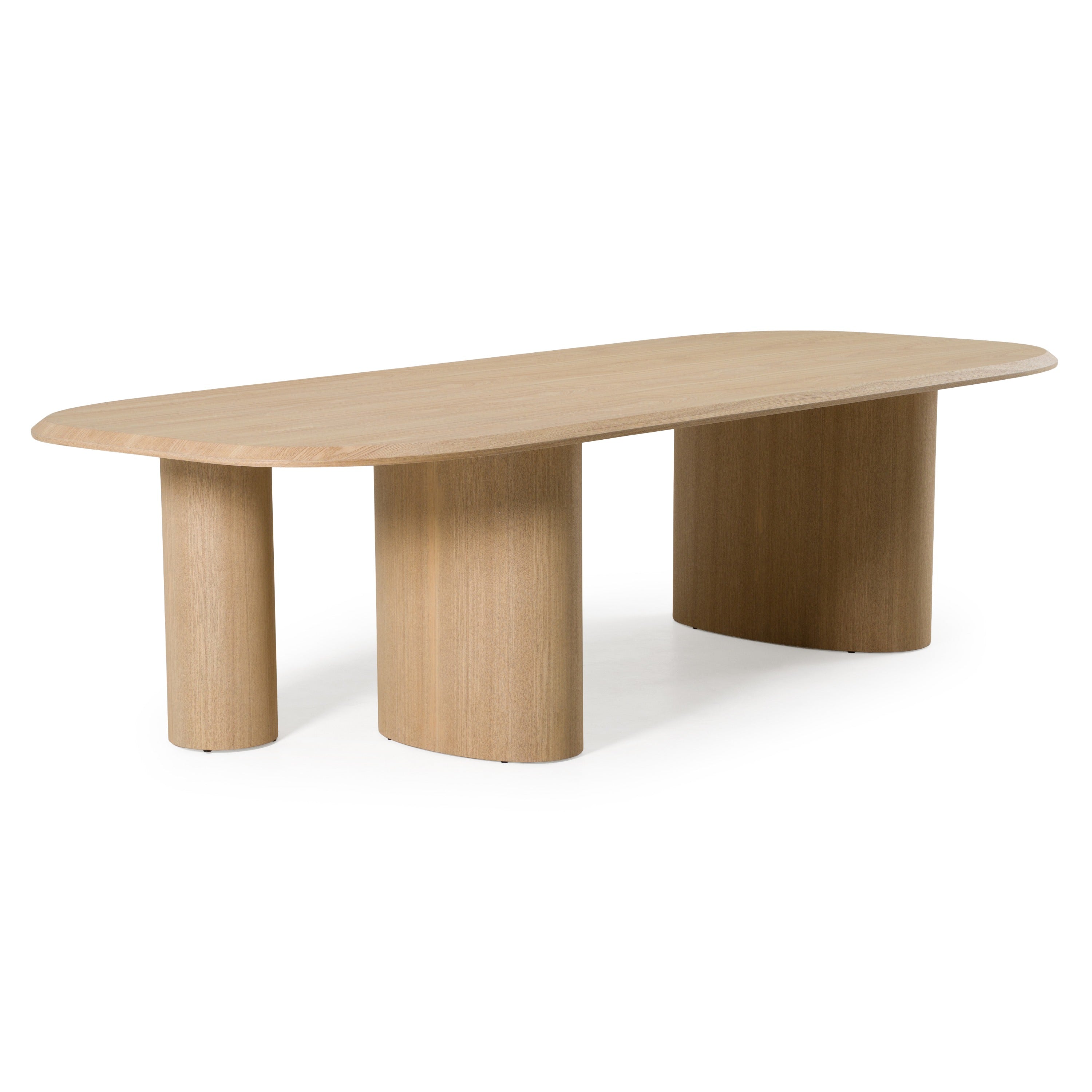 Summit - Modern 118" Natural Ash Dining Table
