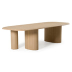 Summit - Modern 87" Natural Ash Dining Table