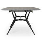 Suzie - Modern Ceramic + Black Ash Extendable Dining Table