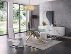 Legend Modern Glass Dining Table