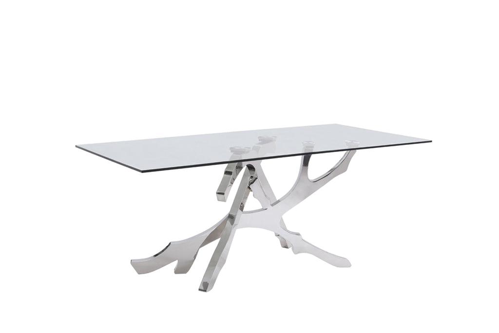 Legend Modern Glass Dining Table