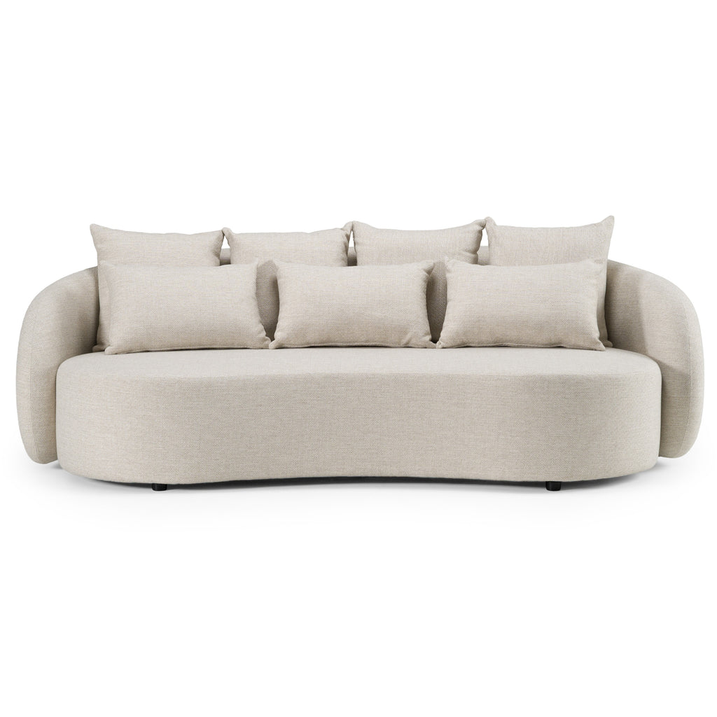 Tabarca - Outdoor Beige Fabric 3 Seat Sofa