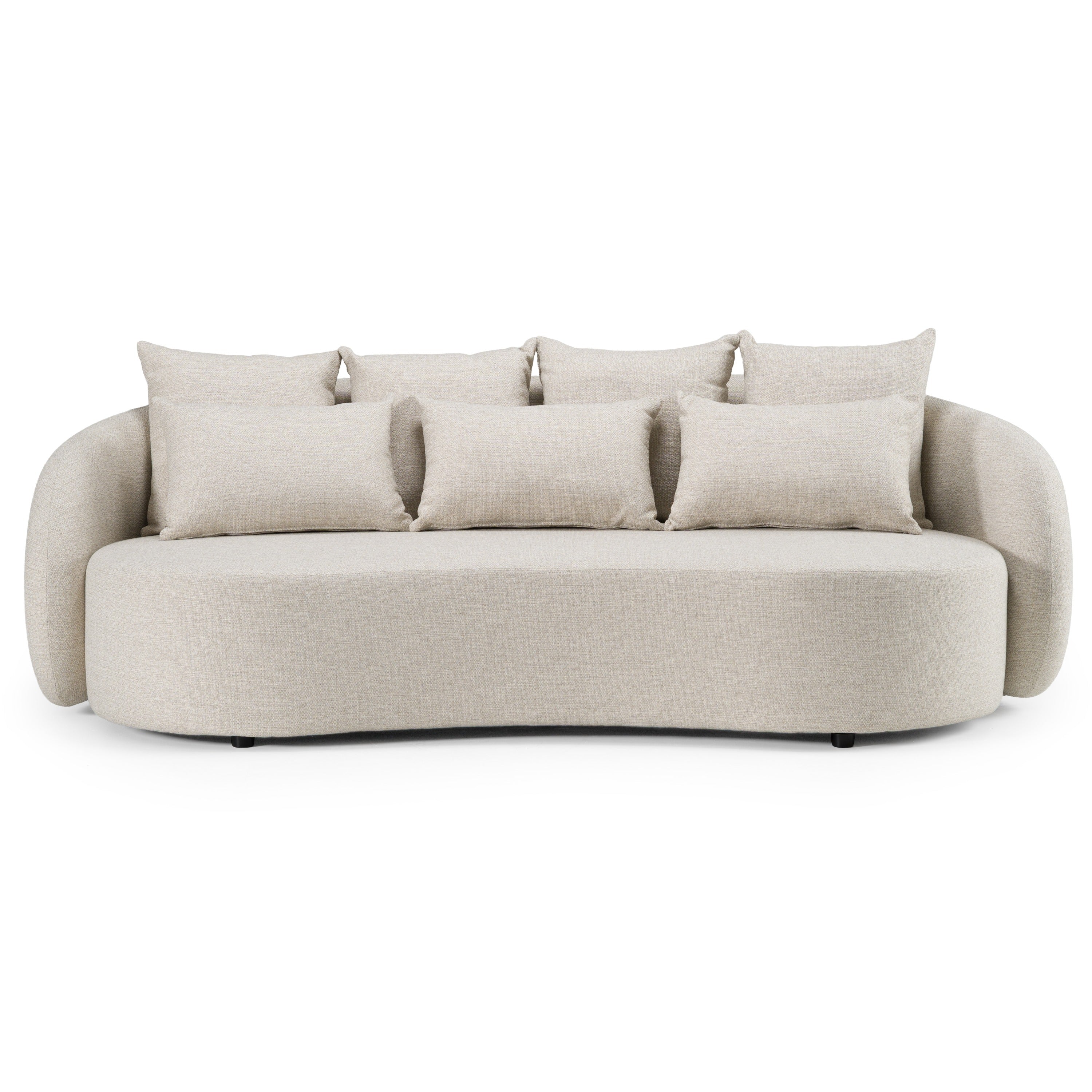 Tabarca - Outdoor Beige Fabric 3 Seat Sofa
