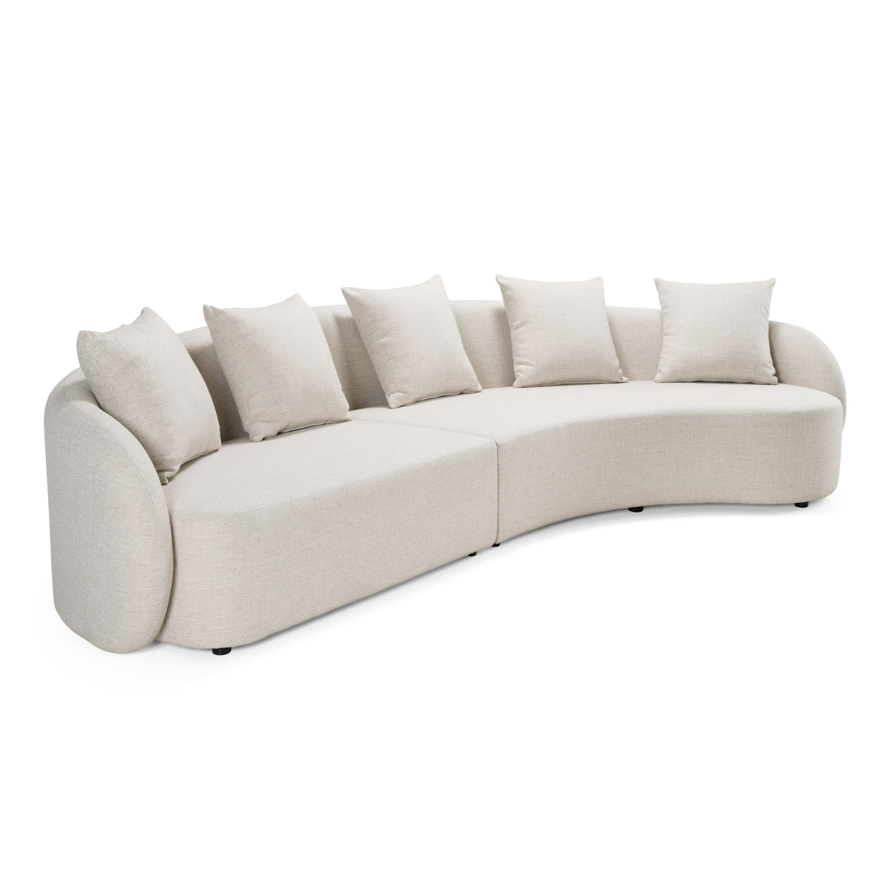 Tabarca - Outdoor Beige Fabric Sectional Sofa