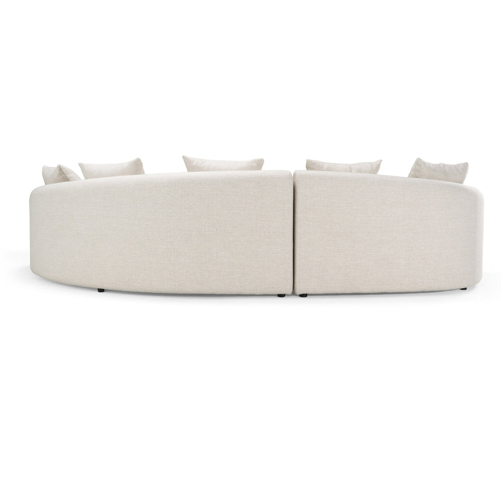 Tabarca - Outdoor Beige Fabric Sectional Sofa
