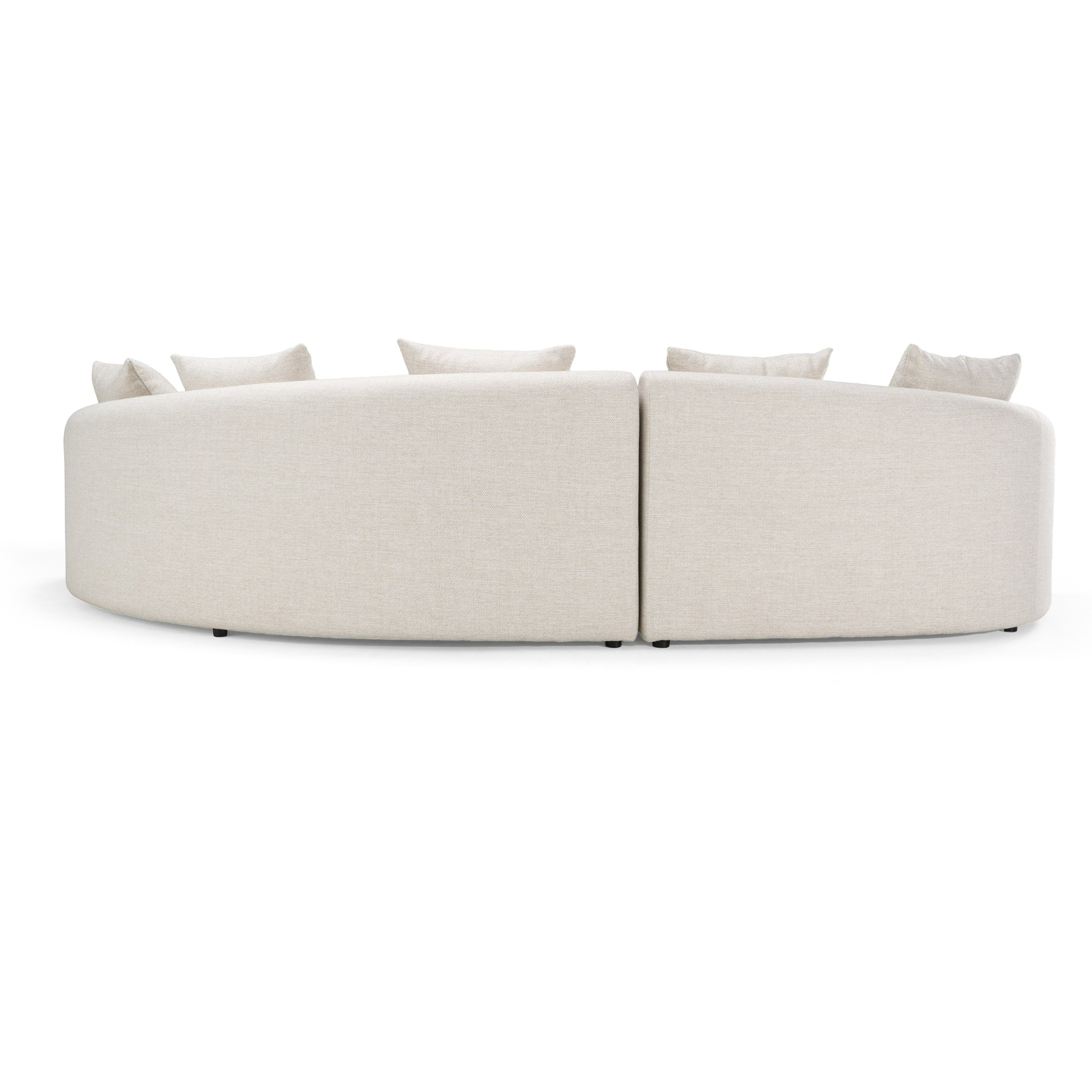 Tabarca - Outdoor Beige Fabric Sectional Sofa