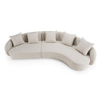 Tabarca - Outdoor Beige Fabric Sectional Sofa