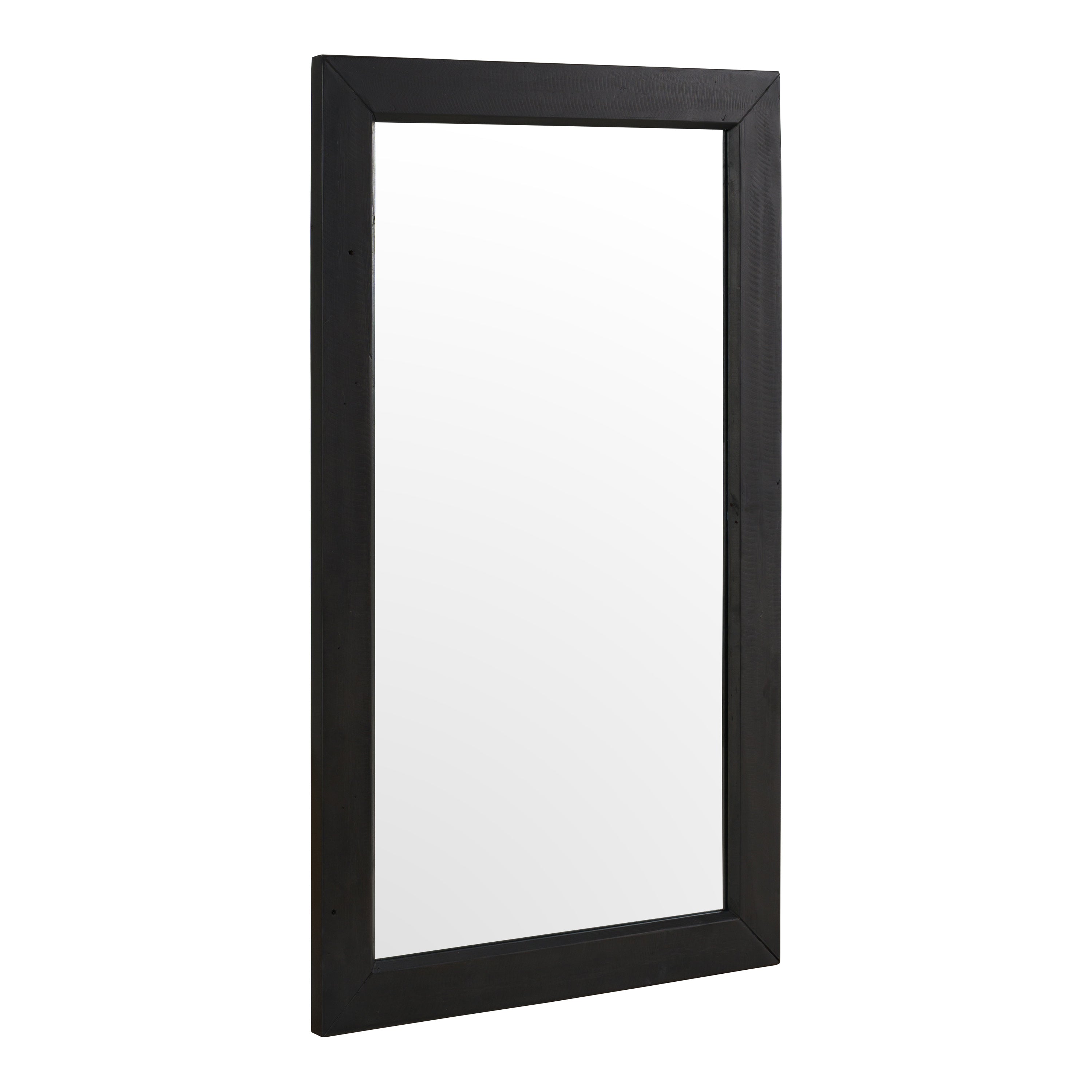 Tabitha Modern Dark Brown Recycled Pine Mirror
