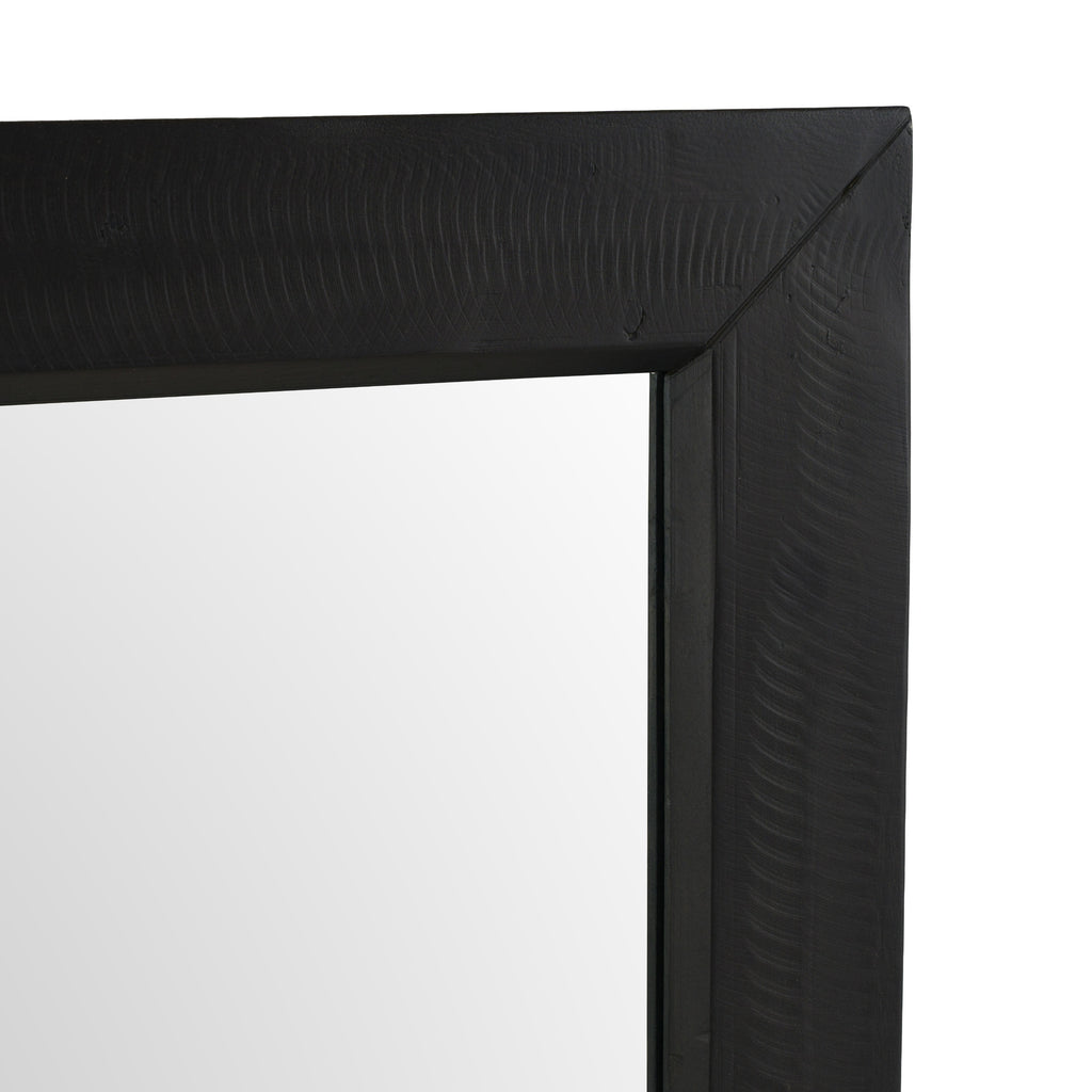 Tabitha Modern Dark Brown Recycled Pine Mirror