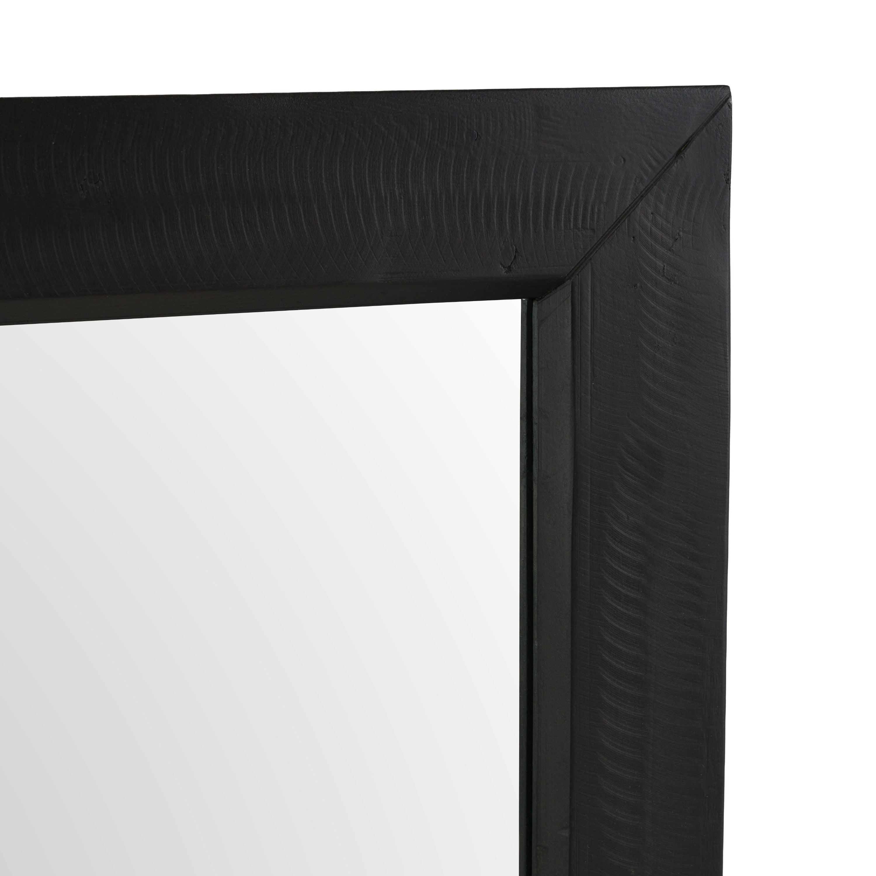 Tabitha Modern Dark Brown Recycled Pine Mirror