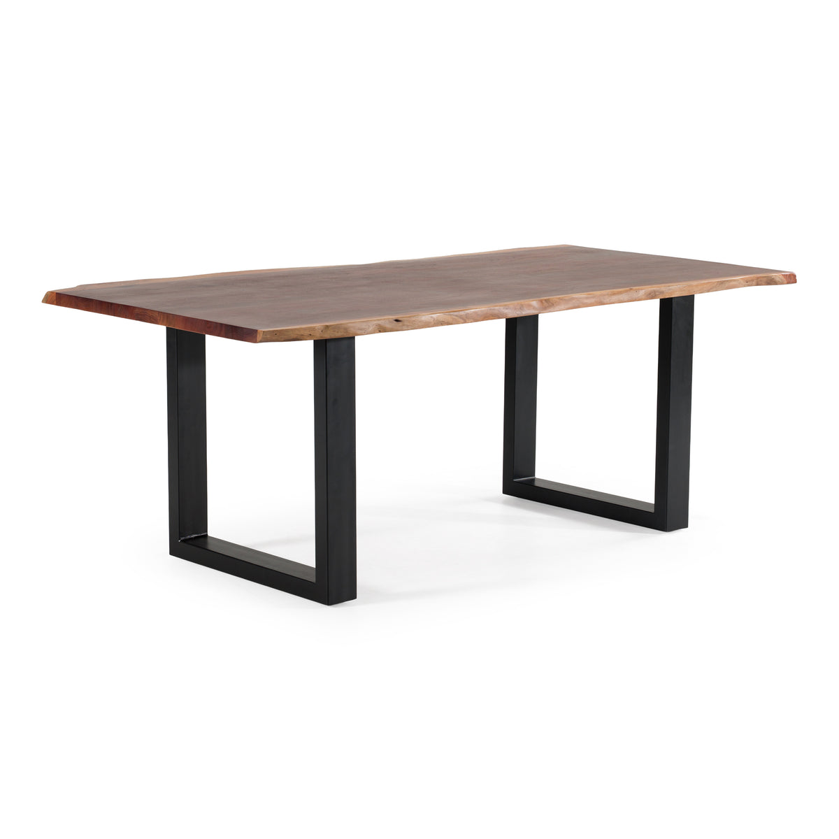 Taylor Modern Live Edge Wood Rectangular Dining Table