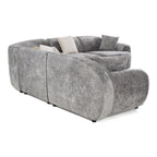 Terra - Modern Grey Fabric Sectional Sofa
