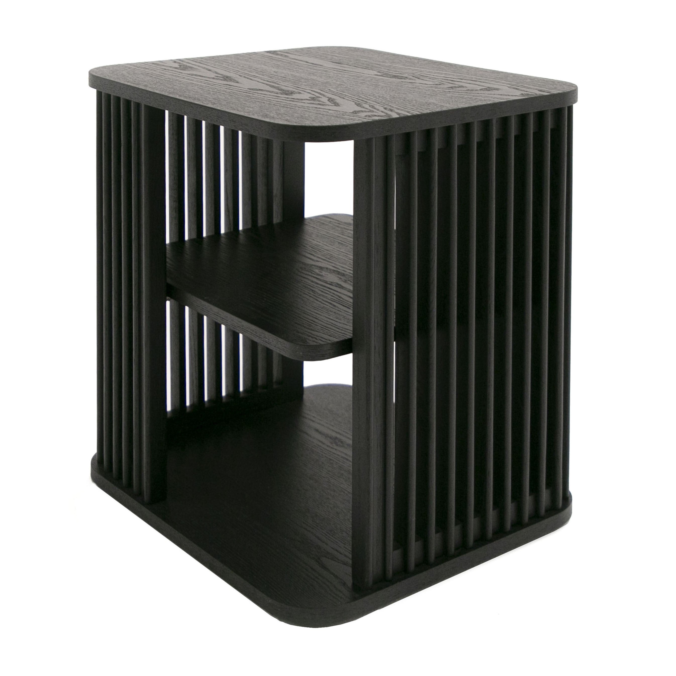 Thayne - Modern Mid Century Black Ash End Table