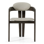 Thorne Light Grey and Dark Grey Arm Dining Chair