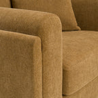 Tiene - Modern Orange Fabric Chair