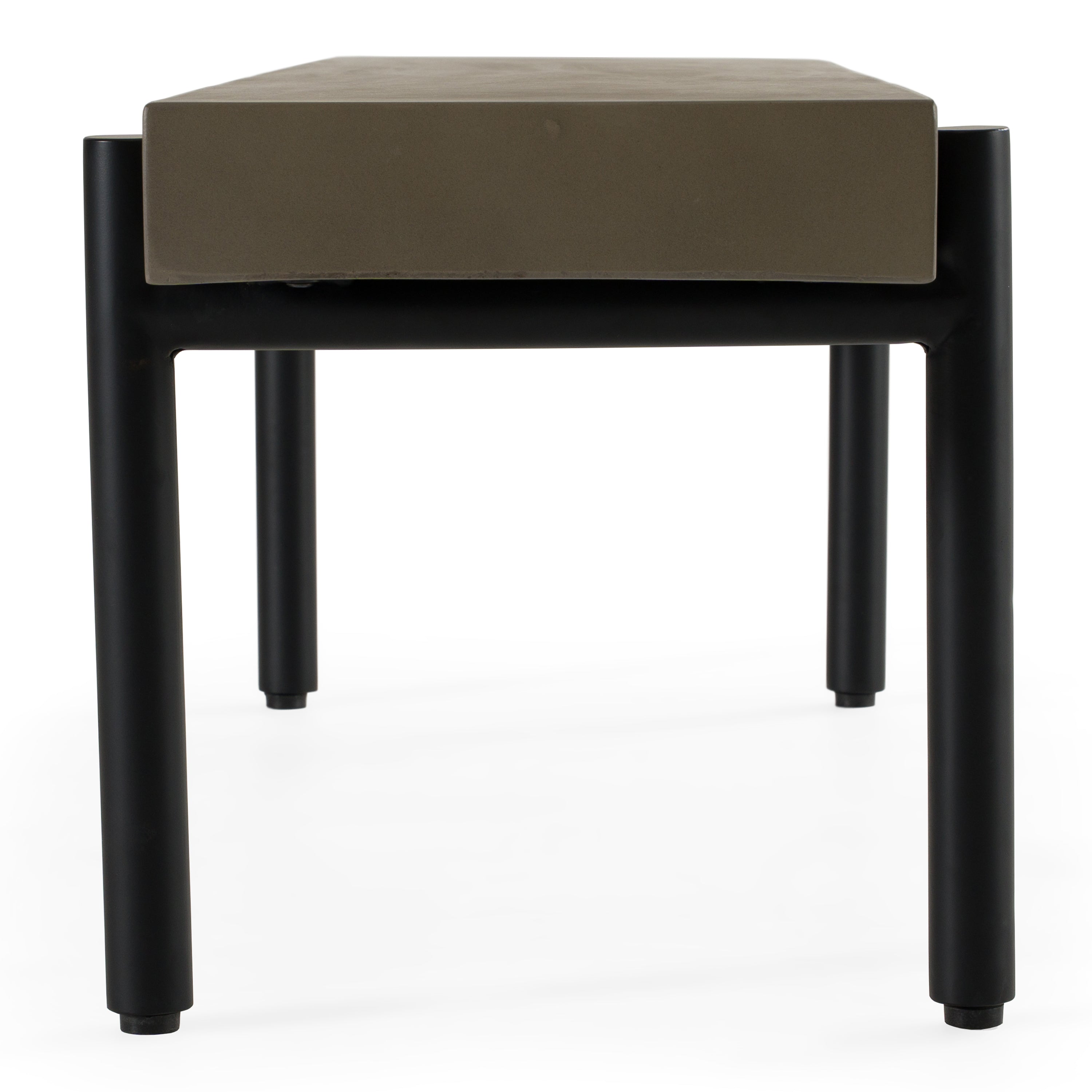 Timlin - Modern Concrete & Metal Bench