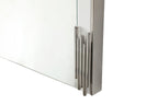 Token - Modern White & Stainless Steel Mirror