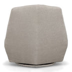 Tomlin - Contemporary Grey Woven Fabric Accent Chair