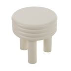 Townley - Contemporary White Round End Table