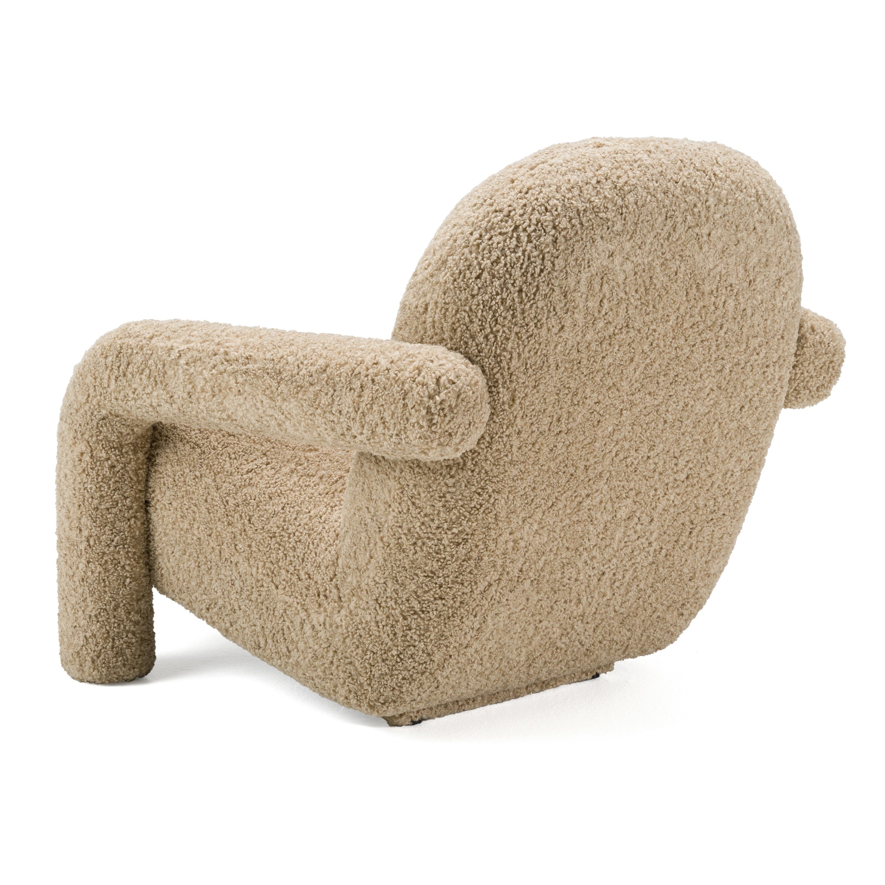 Trevor - Modern Tan Fabric Accent Chair